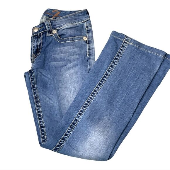 seven7 Low Rise 5 pocket jeans size 27 - Picture 4 of 7